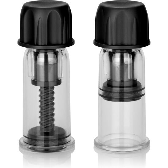 CALEXOTICS - VACCUM TWIST NIPPLE SUCTION CUP BLACK - NOCTURNA DESIRES