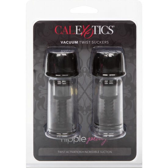 CALEXOTICS - VACCUM TWIST NIPPLE SUCTION CUP BLACK - NOCTURNA DESIRES