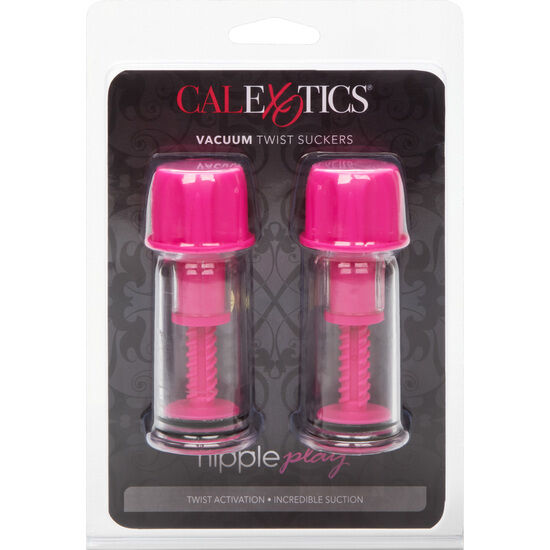 CALEXOTICS - VACCUM TWIST PINK NIPPLE SUCTION CUP - NOCTURNA DESIRES
