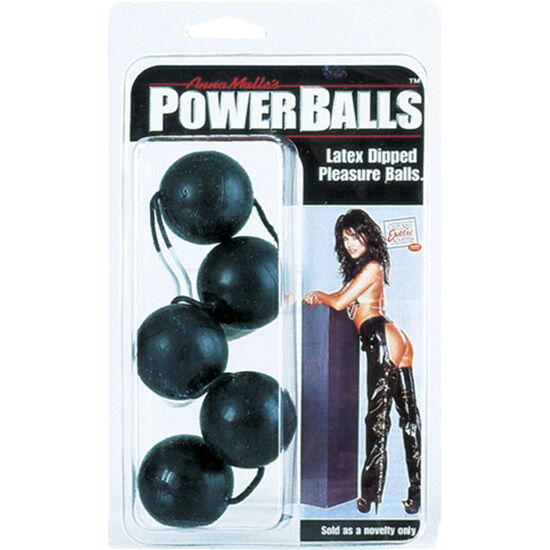 CALEXOTICS - POWER BALLS ANAL BLACK - NOCTURNA DESIRES