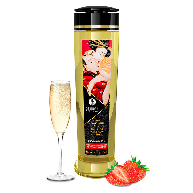 SHUNGA - EROTIC ROMANCE MASSAGE OIL 240 ML - NOCTURNA DESIRES