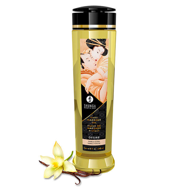 SHUNGA - DESIRE EROTIC MASSAGE OIL 240 ML - NOCTURNA DESIRES