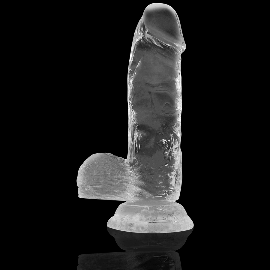 X RAY - CLEAR COCK WITH BALLS 15.5 CM -O- 3.5 CM - NOCTURNA DESIRES