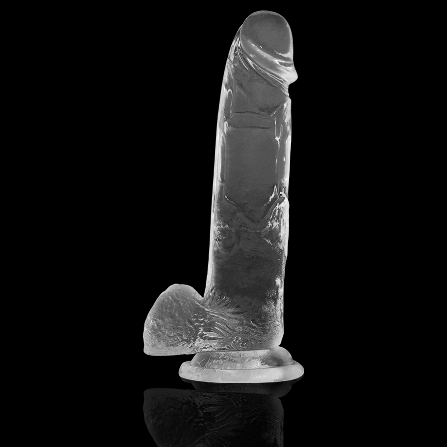 X RAY - CLEAR COCK WITH BALLS 22 CM -O- 4.6 CM - NOCTURNA DESIRES