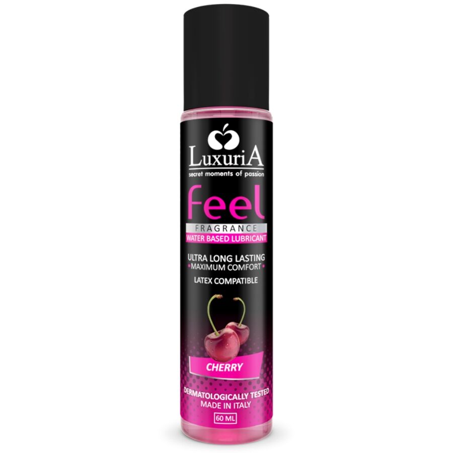 INTIMATELINE - LUXURIA FEEL CHERRY WATER BASED LUBRICANT 60 ML - NOCTURNA DESIRES