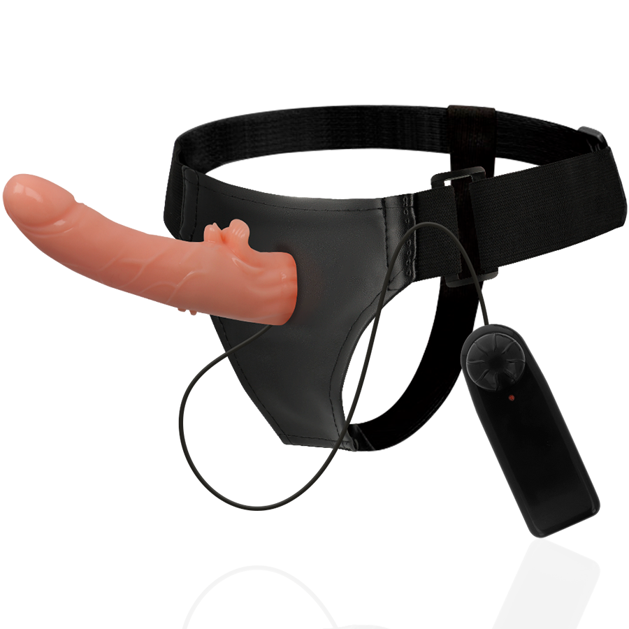 HARNESS ATTRACTION - RNES VIBRATOR HECTOR 20 CM -O- 3.5 CM - NOCTURNA DESIRES