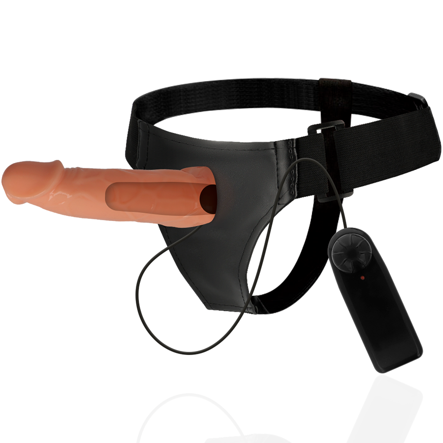 HARNESS ATTRACTION - WILLIAN HOLLOW RNES WITH VIBRATOR 17 CM -O- 4.5 CM - NOCTURNA DESIRES