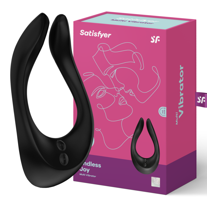SATISFYER - PARTNER MULTIFUN 2 BLACK - NOCTURNA DESIRES