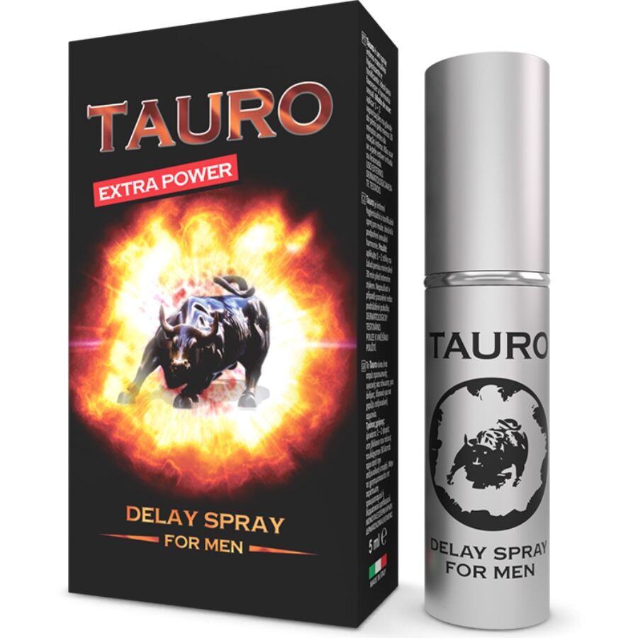 TAURO - EXTRA POWER DELAY SPRAY FOR MEN 5 ML - NOCTURNA DESIRES