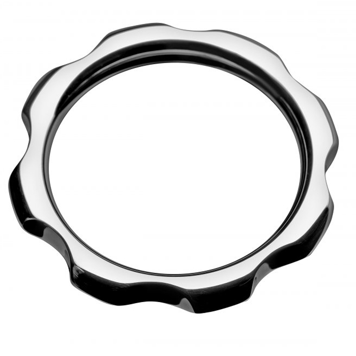 METAL HARD - METAL TORQUE RING FOR PENIS AND TESTICLES 45MM - NOCTURNA DESIRES