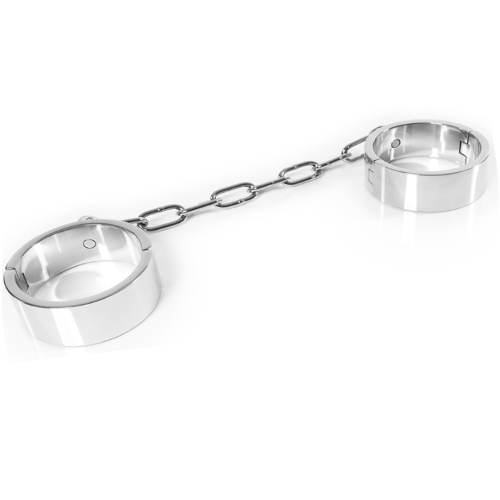 METAL HARD - ANKLE HANDCUFFS WITH ALLEN KEY SUBMISSION BDSM - NOCTURNA DESIRES
