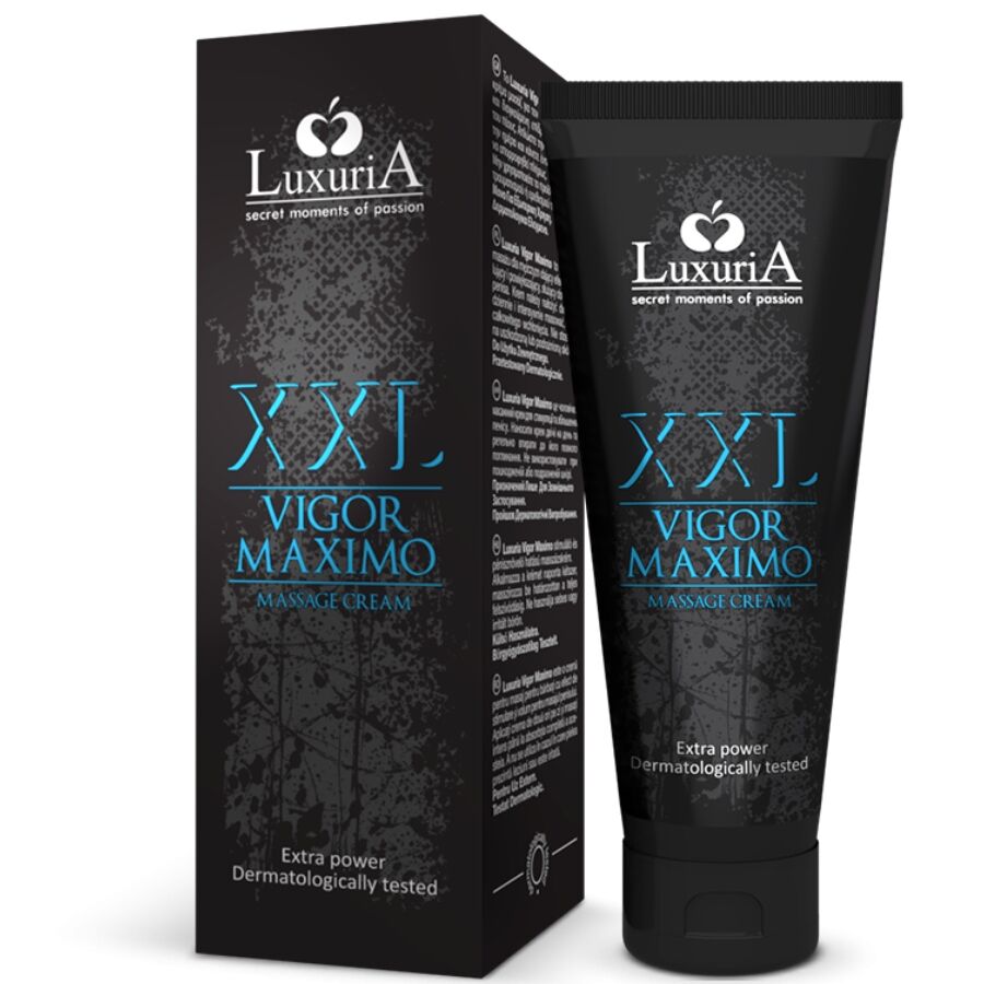 INTIMATELINE LUXURIA - XXL VIGOR MAXIMO MASSAGE CREAM 75 ML - NOCTURNA DESIRES