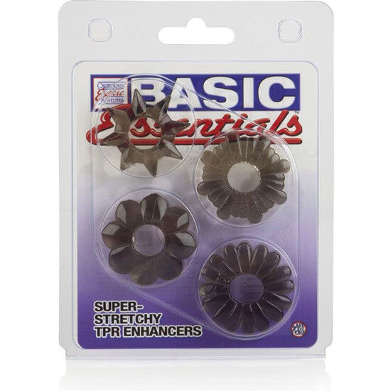 CALEXOTICS - BASIC ESSENTIALS 4 PACK - NOCTURNA DESIRES