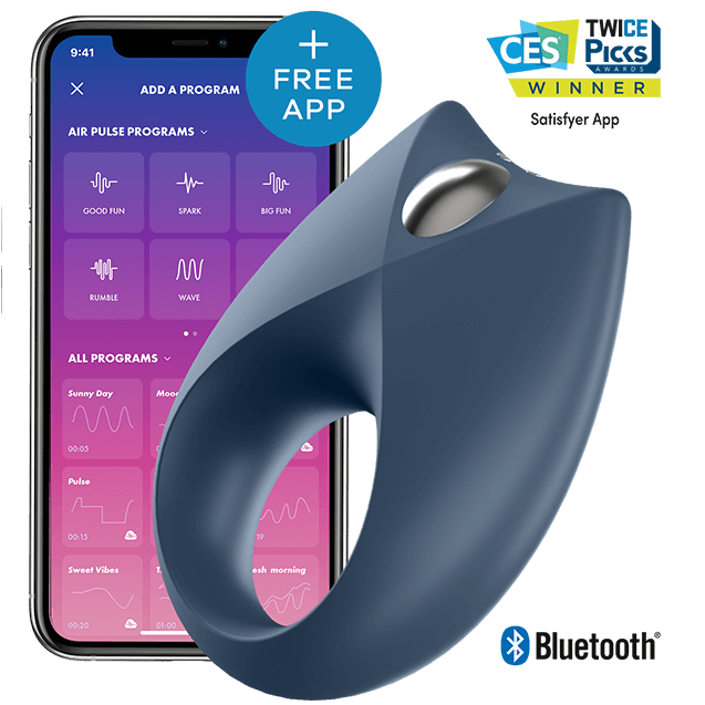 SATISFYER - POWERFUL ROYAL ONE RING VIBRATOR APP - NOCTURNA DESIRES