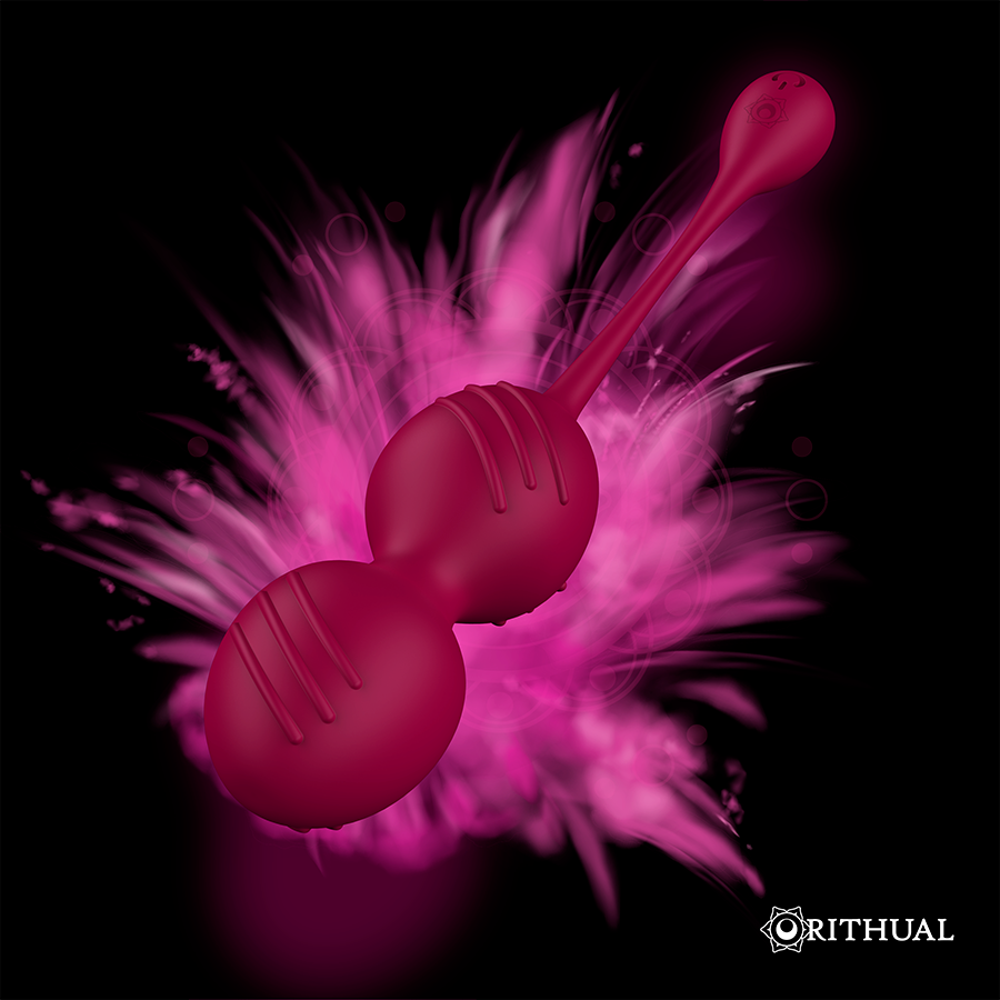 RITHUAL - NISHA RECHARGEABLE VIBRATING KEGEL BALLS ORCHID - NOCTURNA DESIRES