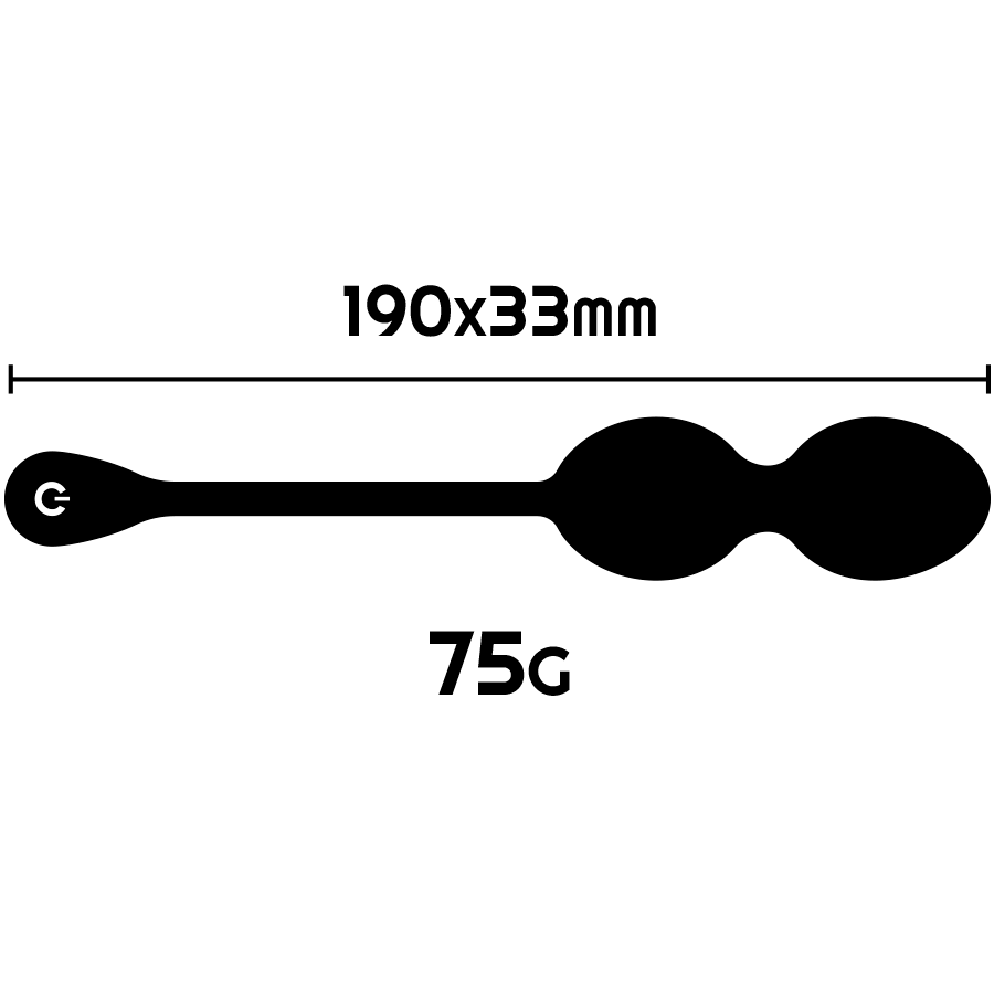 RITHUAL - NISHA RECHARGEABLE VIBRATING KEGEL BALLS BLACK - NOCTURNA DESIRES