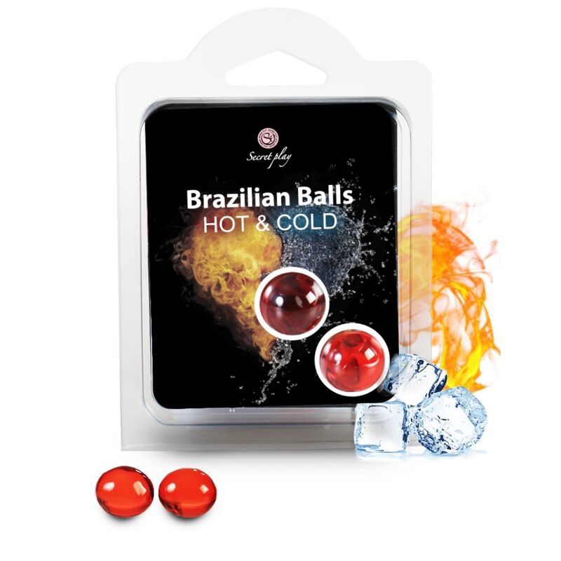 SECRETPLAY - BRAZILIAN BALLS HEAT & COLD EFFECT 2 UNITS SECRETPLAY COSMETIC NOCTURNA DESIRES