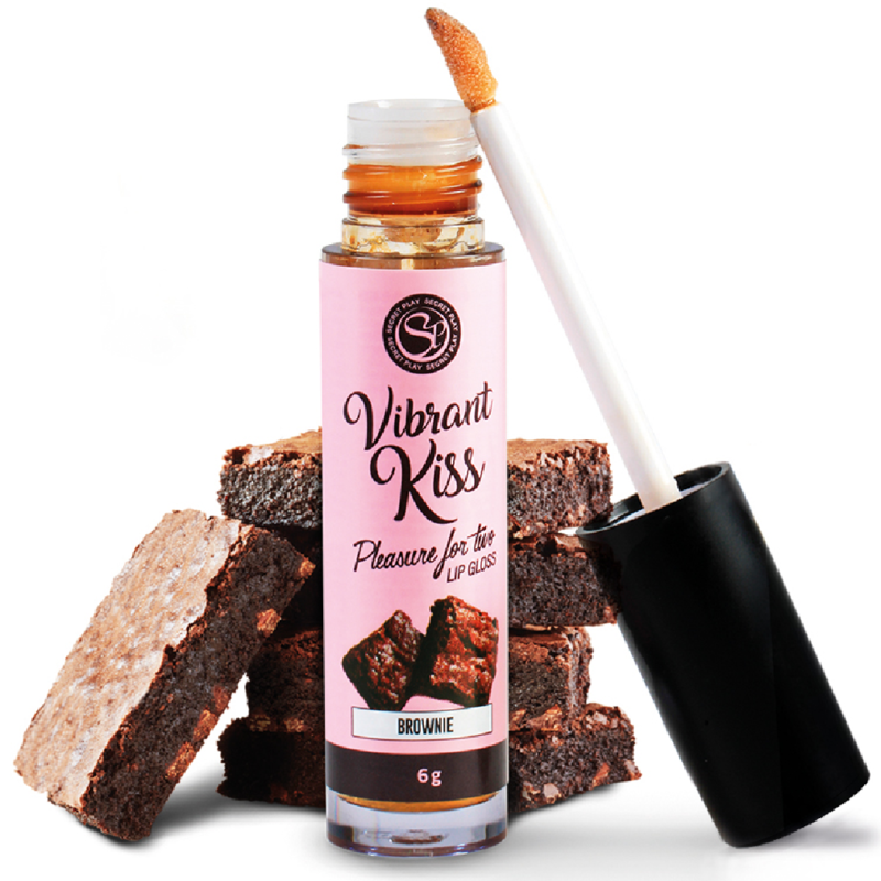 SECRETPLAY - LIP GLOSS VIBRANT KISS BROWNIE - NOCTURNA DESIRES