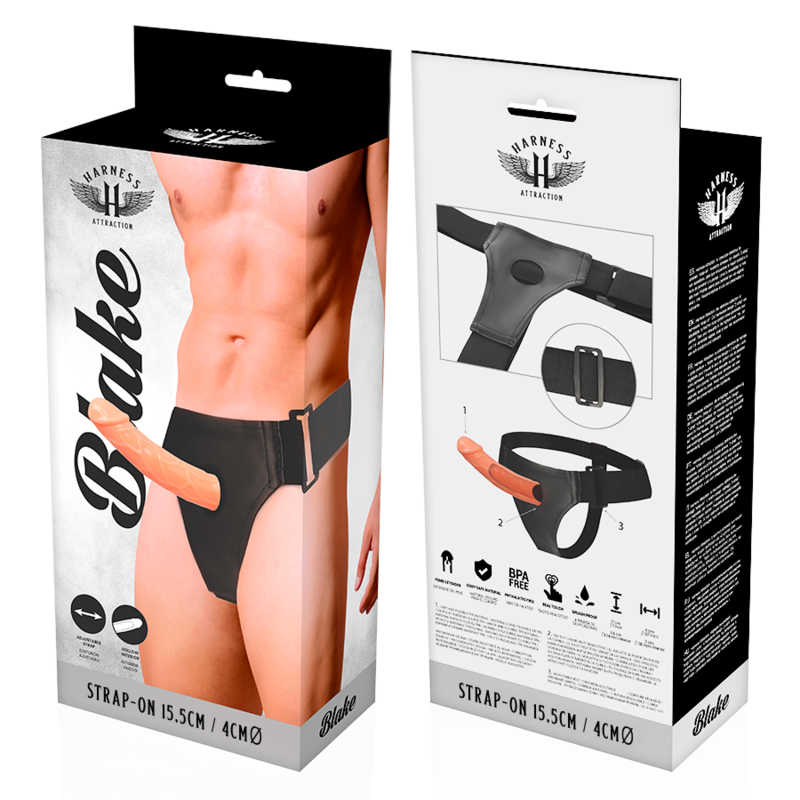 HARNESS ATTRACTION - RNES HUECO BLAKE 15.5 CM -O- 4 CM - NOCTURNA DESIRES