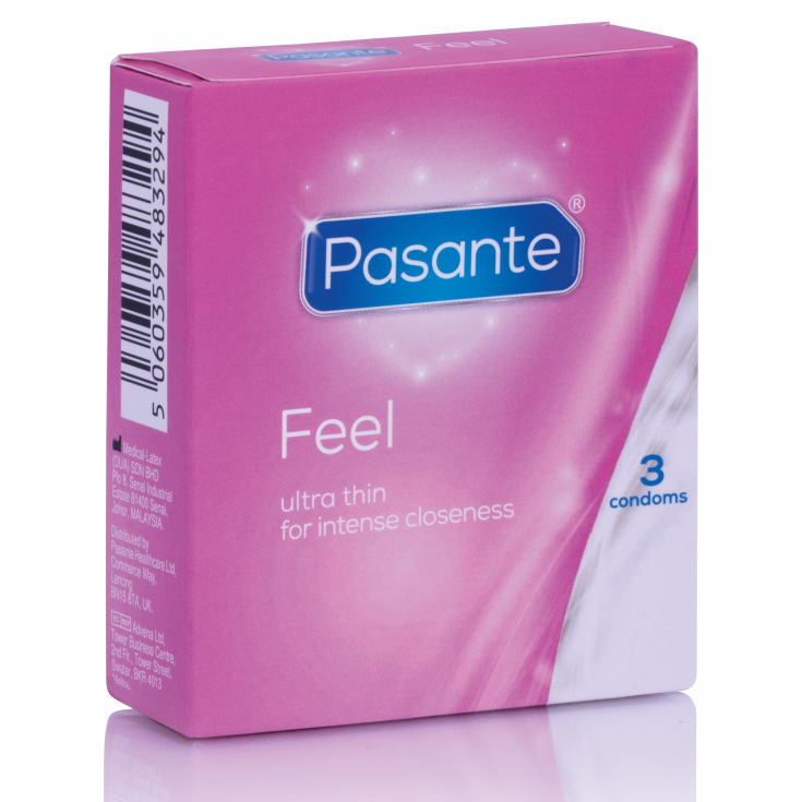 PASANTE - CONDOMS SENSITIVE ULTRA THIN 3 UNITS - NOCTURNA DESIRES