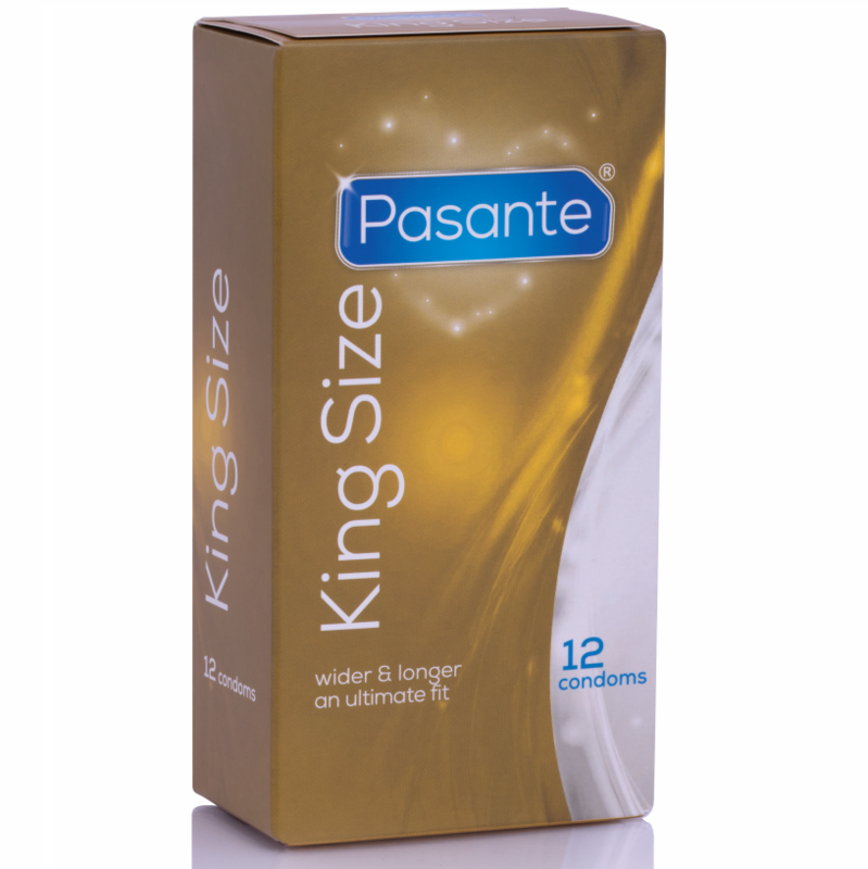 PASANTE - CONDOMS KING MS LONG AND WIDTH 12 UNITS - NOCTURNA DESIRES