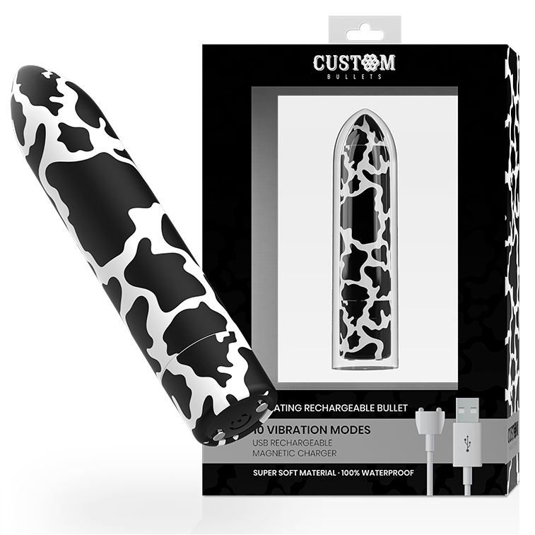 CUSTOM BULLETS - RECHARGEABLE COW MAGNETIC 10 INTENSITIES - NOCTURNA DESIRES