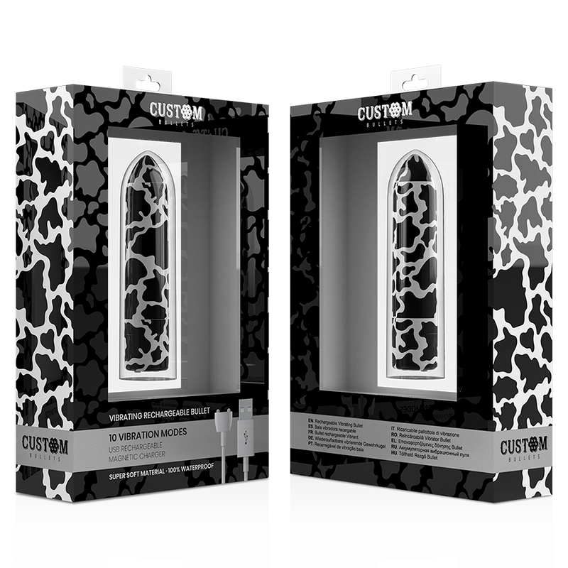 CUSTOM BULLETS - RECHARGEABLE COW MAGNETIC 10 INTENSITIES - NOCTURNA DESIRES