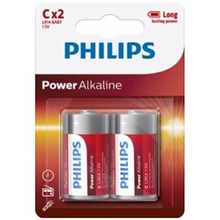 PHILIPS - POWER BATTERIES PILA C LR14 PACK 2 - NOCTURNA DESIRES