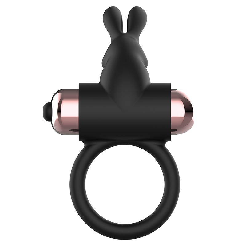 COQUETTE CHIC DESIRE - COCK RING WITH VIBRATOR BLACK/ GOLD - NOCTURNA DESIRES