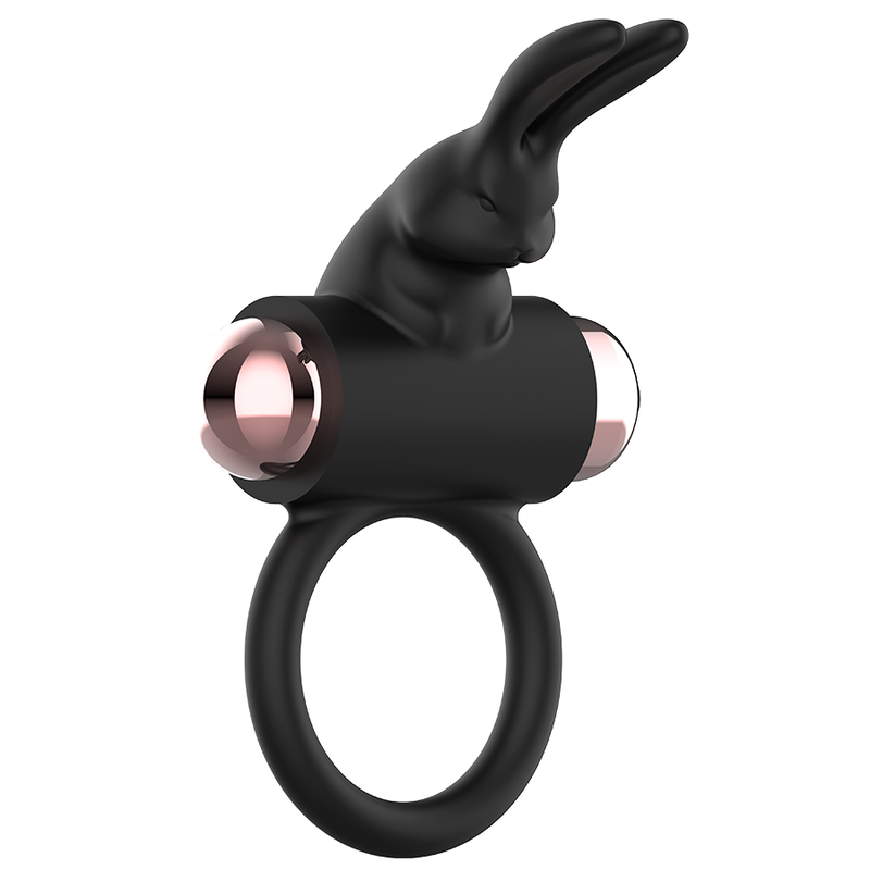 COQUETTE CHIC DESIRE - COCK RING WITH VIBRATOR BLACK/ GOLD - NOCTURNA DESIRES