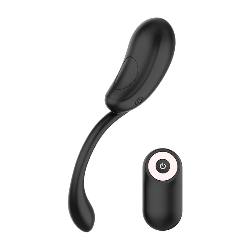COQUETTE CHIC DESIRE - VIBRATING EGG REMOTE CONTROL RECHARGEABLE BLACK/ GOLD - NOCTURNA DESIRES