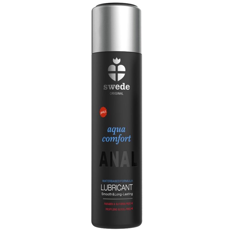 SWEDE - AQUA COMFORT ANAL WATER-BASED LUBRICANT 120 ML - NOCTURNA DESIRES