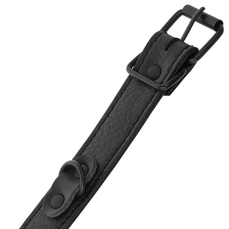 DARKNESS - WIDE THIN TEXTURED HANDCUFFS - NOCTURNA DESIRES