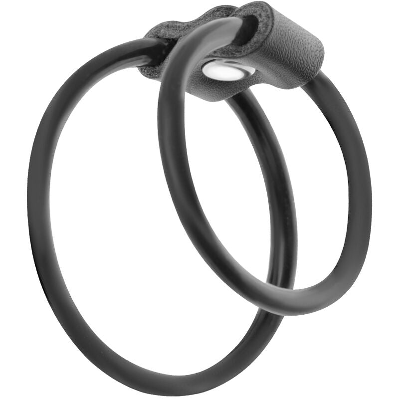 DARKNESS - ENHANCING DUO PENIS RINGS. - NOCTURNA DESIRES