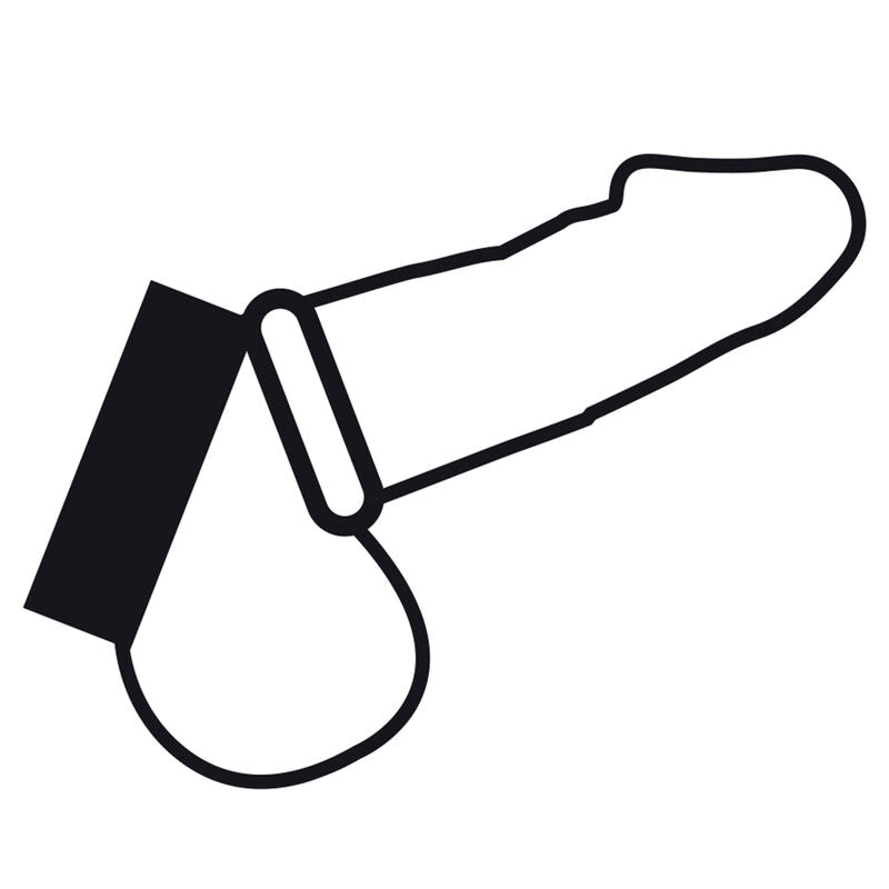 DARKNESS - METAL RING FOR THE PENIS AND TESTICLES - NOCTURNA DESIRES
