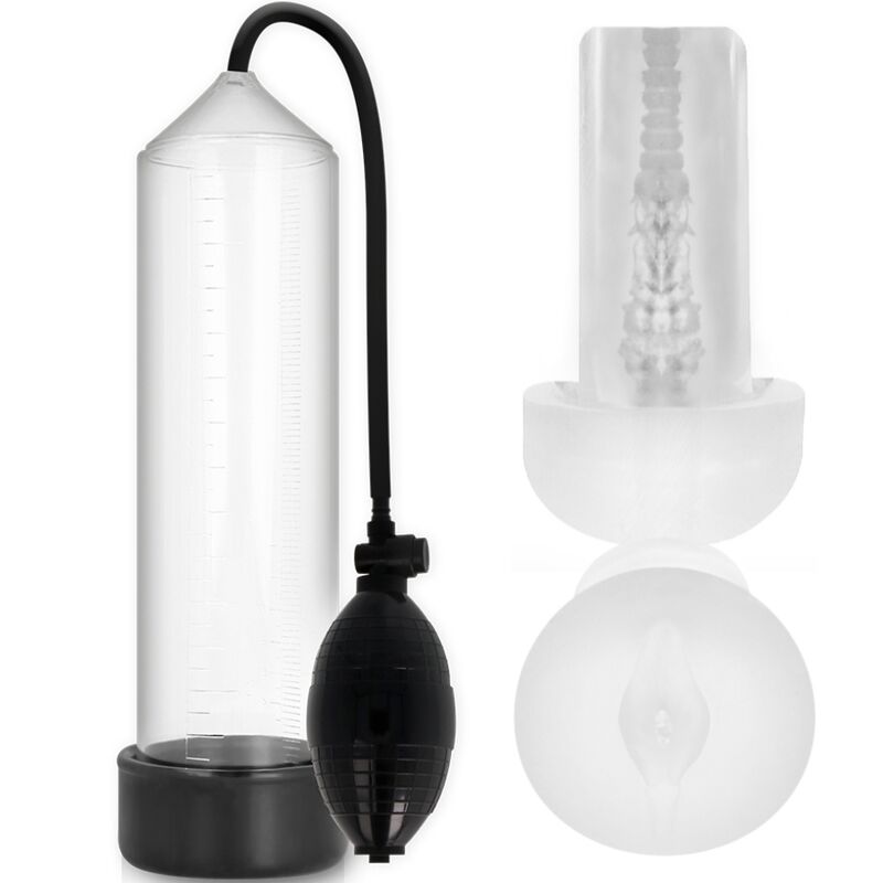 PUMP ADDICTED - RX3 TRANSPARENT WITH PLEASURE SLEEVE PUMP ADDICTED NOCTURNA DESIRES