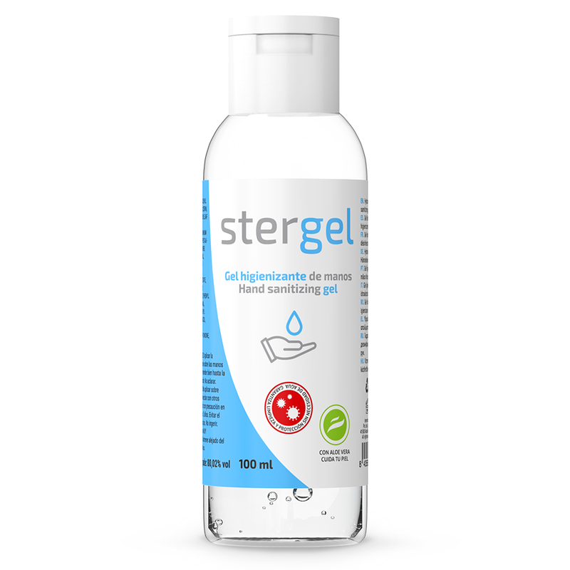 STERGEL - HYDROALCOHOLIC HAND SANITIZING GEL ALOE VERA 100ML - NOCTURNA DESIRES