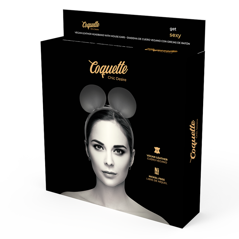 COQUETTE CHIC DESIRE - HEADBAND WITH MOUSE EARS - NOCTURNA DESIRES