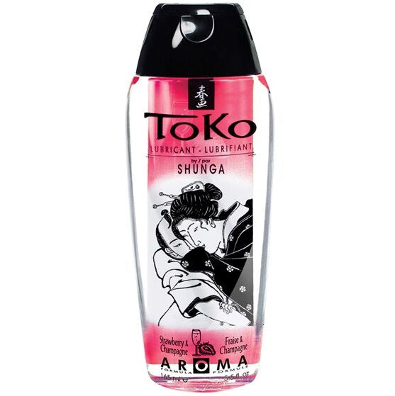 SHUNGA - TOKO STRAWBERRY AND CHAMPAGNE LUBRICANT AROMA SHUNGA LUBRICANTS NOCTURNA DESIRES