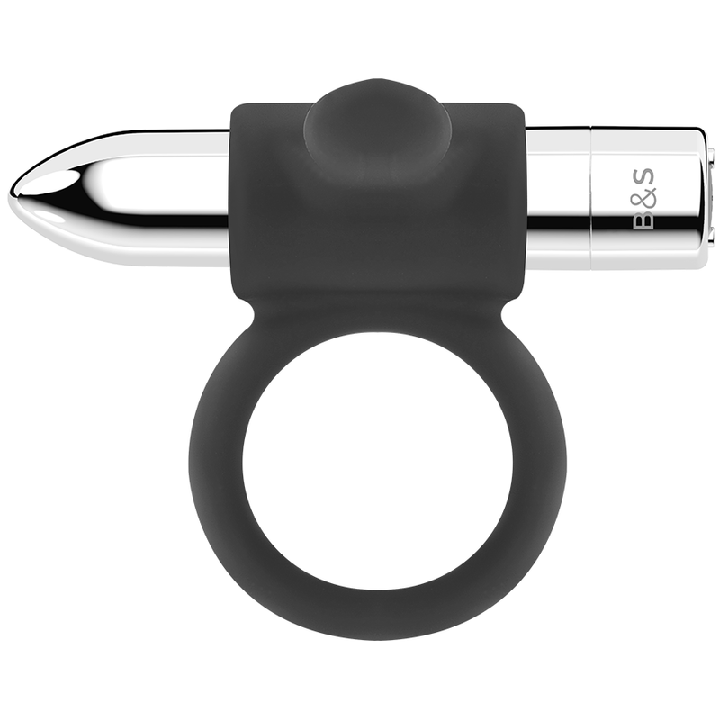 BLACK&SILVER - CAMERON RECHARGEABLE RING SILVER - NOCTURNA DESIRES