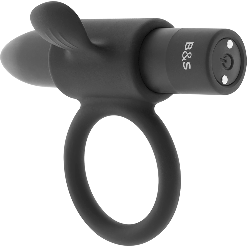 BLACK&SILVER - CAMERON BLACK RECHARGEABLE RING - NOCTURNA DESIRES