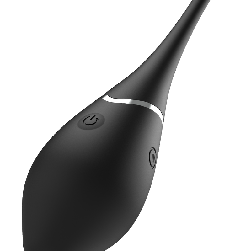 BLACK&SILVER - JENELL RECHARGEABLE VIBRATING EGG - NOCTURNA DESIRES