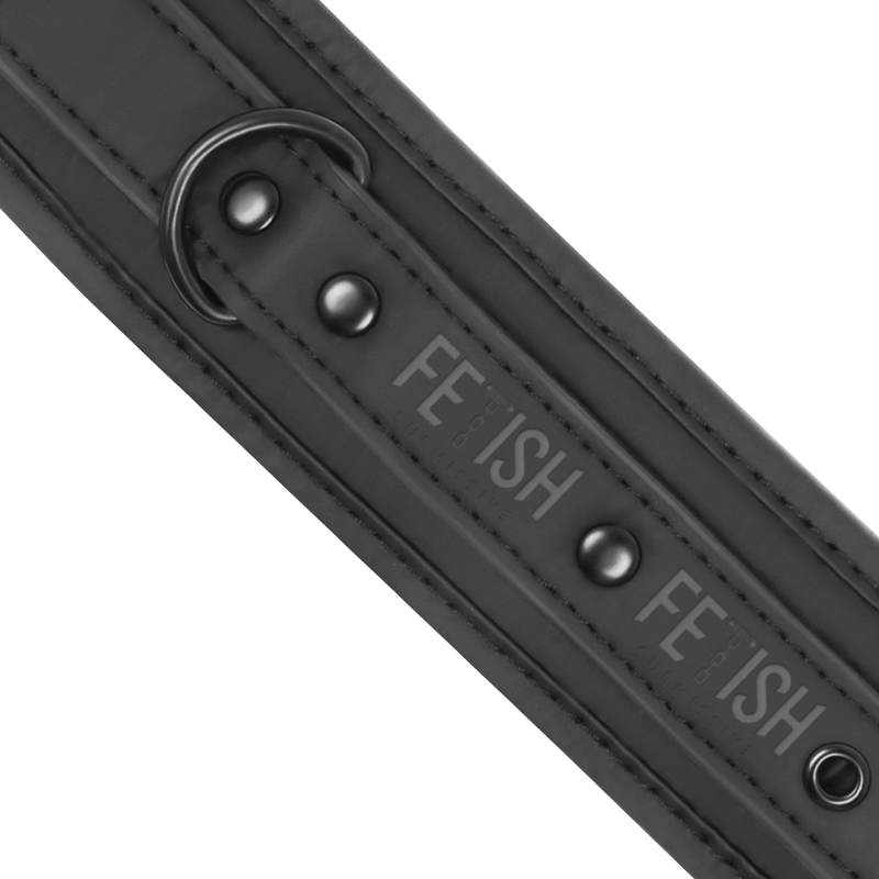 FETISH SUBMISSIVE - SET OF HAND AND ANKLE HANDCUFFS WITH NOPRENE LINING FETISH SUBMISSIVE BONDAGE NOCTURNA DESIRES