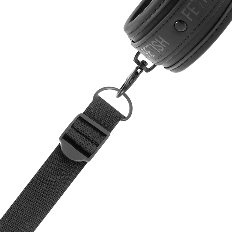 FETISH SUBMISSIVE - SET OF HANDCUFFS AND TIES WITH NOPRENE LINING FETISH SUBMISSIVE BONDAGE NOCTURNA DESIRES