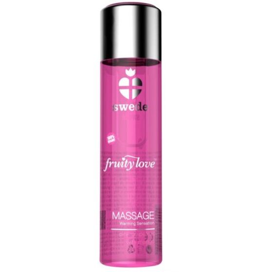 SWEDE - FRUITY LOVE WARMING EFFECT MASSAGE OIL PINK GRAPEFRUIT WITH MANGO 60 ML - NOCTURNA DESIRES