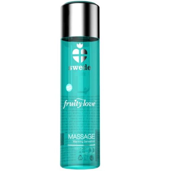 SWEDE - FRUITY LOVE WARMING EFFECT MASSAGE OIL BLACK CURRANT AND LIME 60 ML - NOCTURNA DESIRES