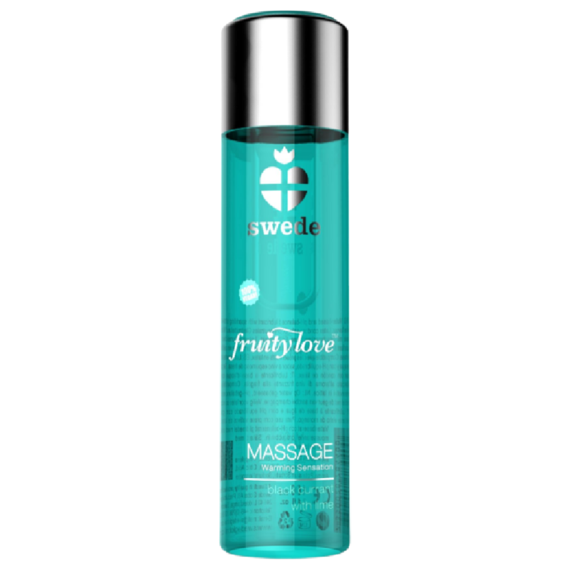 SWEDE - FRUITY LOVE WARMING EFFECT MASSAGE OIL BLACK CURRANT AND LIME 120 ML - NOCTURNA DESIRES
