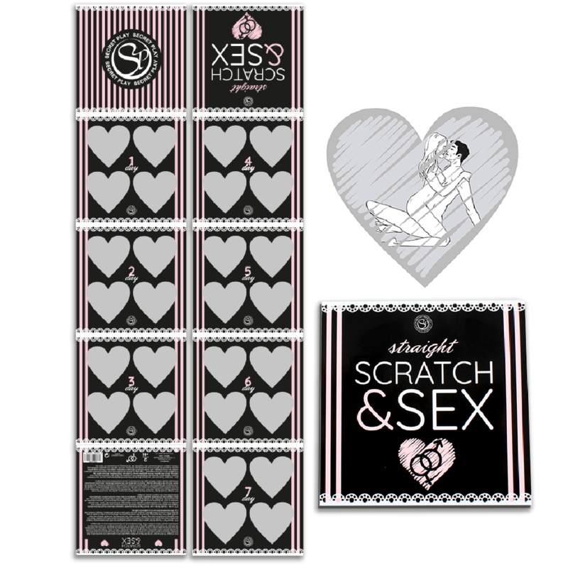 SECRETPLAY - SCRATCH & SEX GAME FOR STRAIGHT COUPLES (ES/EN/FR/PT/DE) - NOCTURNA DESIRES