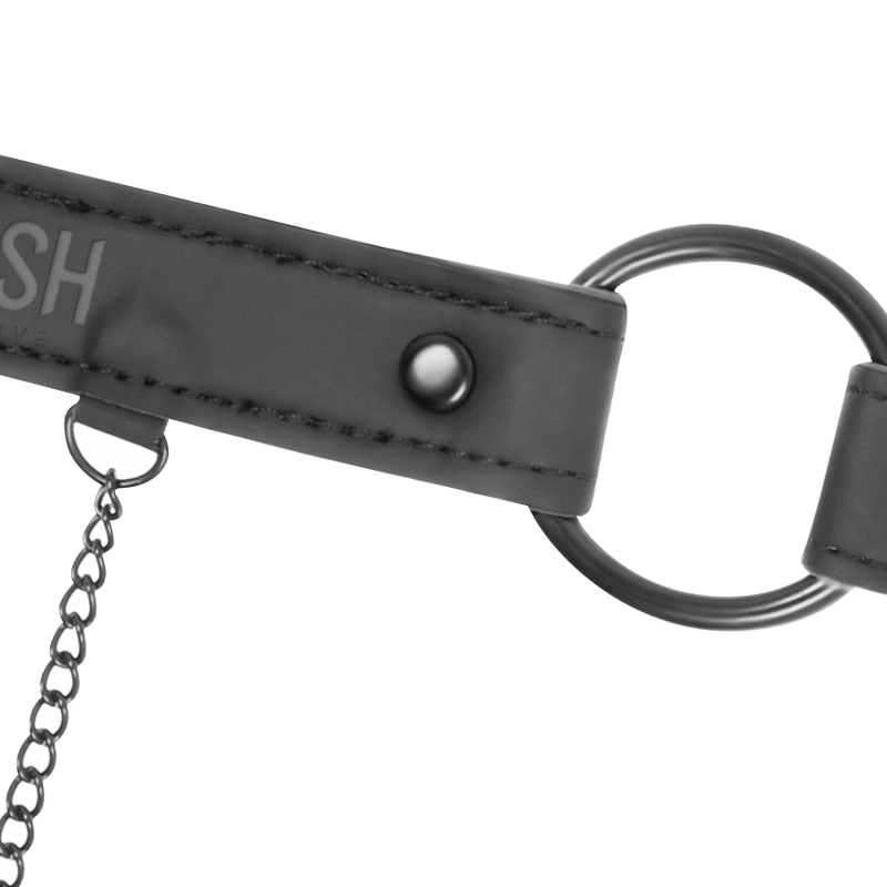 FETISH SUBMISSIVE - GAG RING WITH NIPPLE CLAMPS FETISH SUBMISSIVE BONDAGE NOCTURNA DESIRES