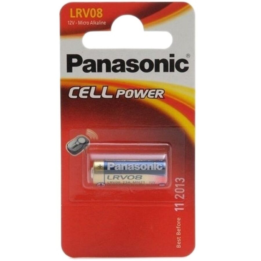 PANASONIC - BATTERY LRV08 LR23A 12V 1UNIT PANASONIC NOCTURNA DESIRES